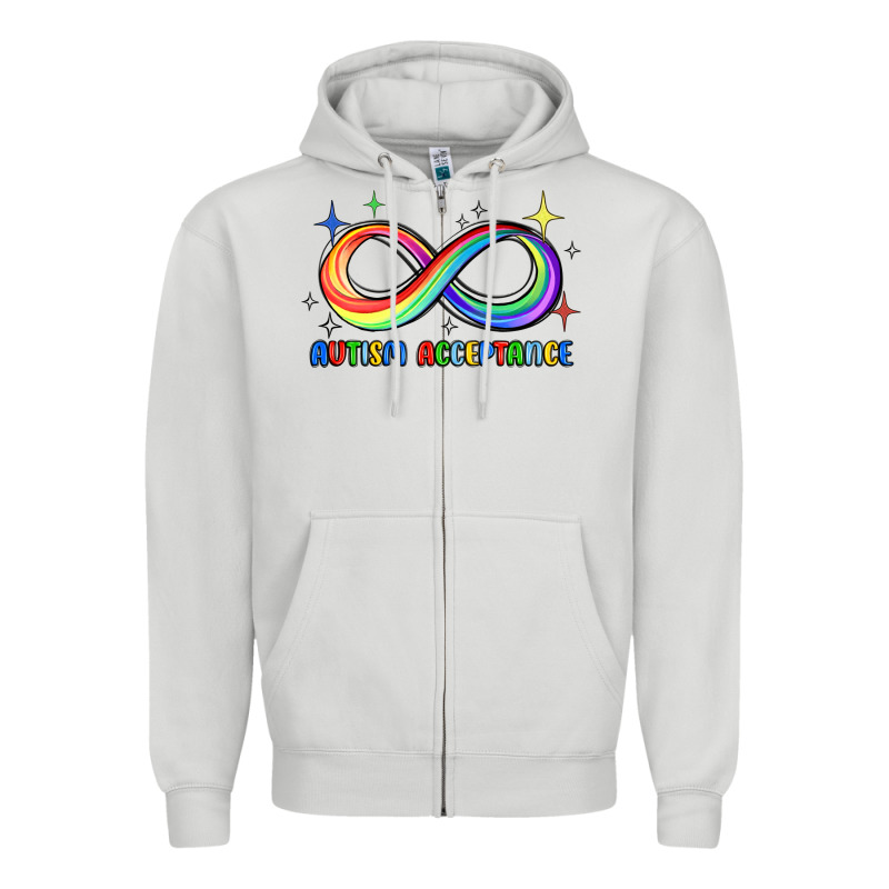 Autism Acceptance Zipper Hoodie by JahusDesignShop | Teevron