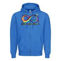 True Royal autism acceptance Zipper Hoodie - JahusDesignShop