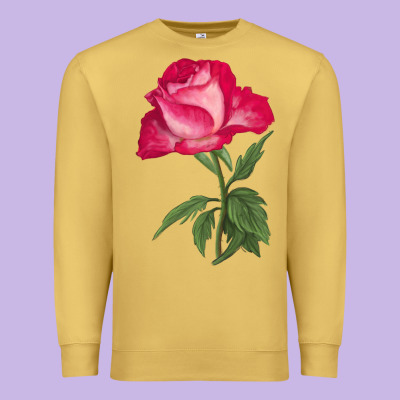 Love At First Sight Rose Premium Sweatshirt Designed By Lillyallendesigns