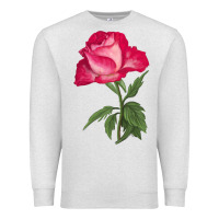 Oatmeal Heather Love At First Sight Rose Premium Sweatshirt - LillyAllenDesigns