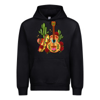 Black mexican guitar Urban Hoodie - LillyAllenDesigns