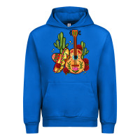 Cobalt mexican guitar Urban Hoodie - LillyAllenDesigns