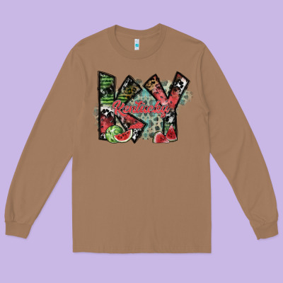 Kentucky Long Sleeve Tee Designed By Sublimationcraftshop