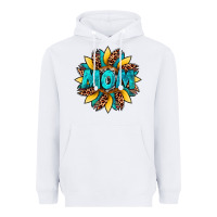 White sunflower mom leopard Heavyweight Hoodie - Artiststas