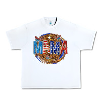 White 4th of july mama Urban Heavy Tee - texasbilliewilder