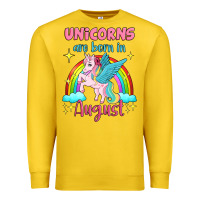 Lemon unicorns are born in august Premium Sweatshirt - Jasminsmagicworld