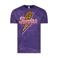 Cloud Purple flash teacher Vintage Tee - BarkalooDesign