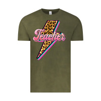 Vintage Olive flash teacher Vintage Tee - BarkalooDesign