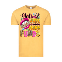 Vintage Mustard girls just wanna have  funds Vintage Tee - texasbilliewilder