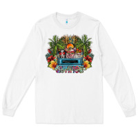 White summer Long Sleeve Tee - SublimationCraftShop