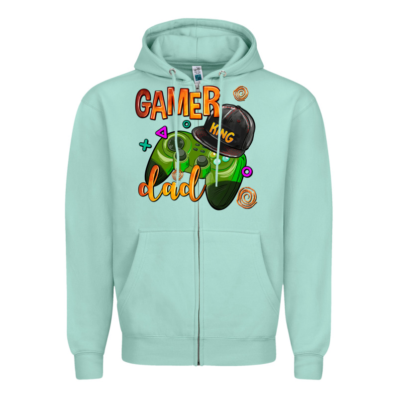 Gamer Dad Zipper Hoodie by AdoDesignShop | Teevron