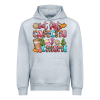 Heather Grey but first cafecito y chisme Urban Hoodie - LillyAllenDesigns