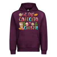 Mauve Wine but first cafecito y chisme Urban Hoodie - LillyAllenDesigns
