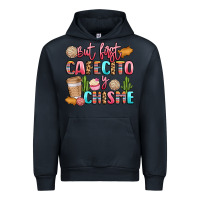 Navy but first cafecito y chisme Urban Hoodie - LillyAllenDesigns