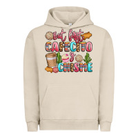 Pigment French Oak but first cafecito y chisme Urban Hoodie - LillyAllenDesigns
