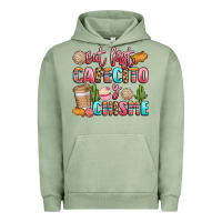 Pigment Oil Green but first cafecito y chisme Urban Hoodie - LillyAllenDesigns