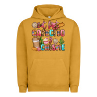 Pigment Peanut Butter but first cafecito y chisme Urban Hoodie - LillyAllenDesigns
