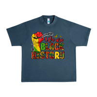Midnight Navy we are black history Urban Heavy Tee - Zillion Design Studio