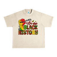 Sandshell we are black history Urban Heavy Tee - Zillion Design Studio
