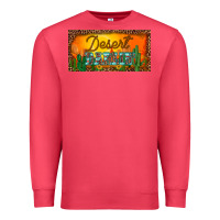 Cardinal western desert darlin sunset cactus leopard serape   license plate tem Premium Sweatshirt - BarkalooDesign