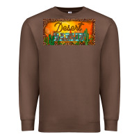 Chestnut western desert darlin sunset cactus leopard serape   license plate tem Premium Sweatshirt - BarkalooDesign
