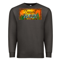 Smoke western desert darlin sunset cactus leopard serape   license plate tem Premium Sweatshirt - BarkalooDesign