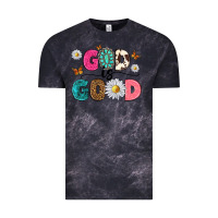 Cloud Black god is good Vintage Tee - texasbilliewilder