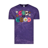Cloud Purple god is good Vintage Tee - texasbilliewilder