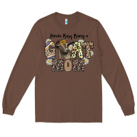 Chestnut kinda busy being a goat mom Long Sleeve Tee - CowhideDigitalArt