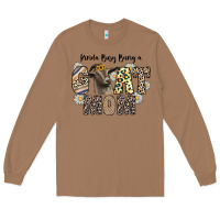 Toasted Coconut kinda busy being a goat mom Long Sleeve Tee - CowhideDigitalArt