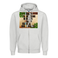 Dove Grey fathers day Zipper Hoodie - AdoDesignShop