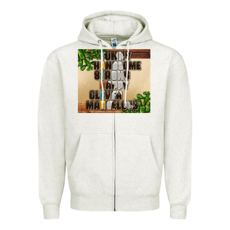 Fathers Day Zipper Hoodie by AdoDesignShop | Teevron