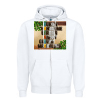 White fathers day Zipper Hoodie - AdoDesignShop