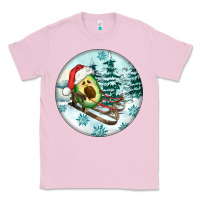 Bubblegum Pink Slide Avocado Classic Tee - FaDigitalArtStudio