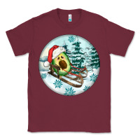Burgundy Slide Avocado Classic Tee - FaDigitalArtStudio
