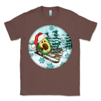 Chestnut Slide Avocado Classic Tee - FaDigitalArtStudio