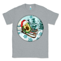 Heather Grey Slide Avocado Classic Tee - FaDigitalArtStudio