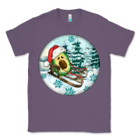 Lavender Slide Avocado Classic Tee - FaDigitalArtStudio