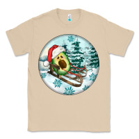 Mushroom Slide Avocado Classic Tee - FaDigitalArtStudio
