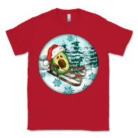 Red Slide Avocado Classic Tee - FaDigitalArtStudio