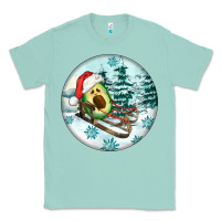 Seafoam Slide Avocado Classic Tee - FaDigitalArtStudio