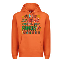 Carrot deck the halls and not your family fa la la la laa Premium Hoodie - MaliasSmallBusiness