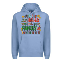 Colony Blue deck the halls and not your family fa la la la laa Premium Hoodie - MaliasSmallBusiness