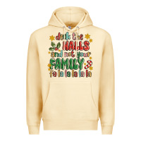 Pina Colada deck the halls and not your family fa la la la laa Premium Hoodie - MaliasSmallBusiness