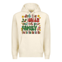 Tofu deck the halls and not your family fa la la la laa Premium Hoodie - MaliasSmallBusiness