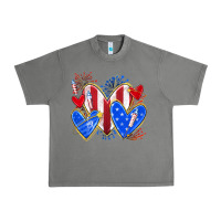 Tornado 4th of july hearts Urban Heavy Tee - texasbilliewilder