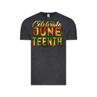 Vintage Black celebrate juneteenth Vintage Tee - Zillion Design Studio