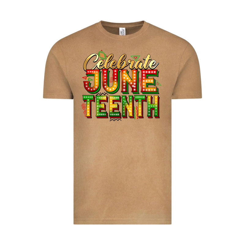 Celebrate Juneteenth Vintage Tee by Zillion Design Studio | Teevron