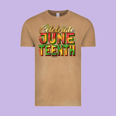Celebrate Juneteenth Vintage Tee Designed By Zillion Design Studio