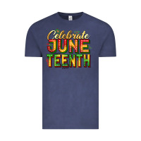 Vintage Denim celebrate juneteenth Vintage Tee - Zillion Design Studio